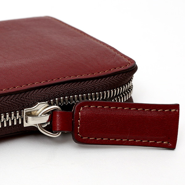  二つ折り 財布 メンズ 本革 レザー レッド ワイン 赤色 日本製 サイフ レディース 大容量 財布 小銭入れあり かわいい ボーデッサン(BEAU DESSIN)