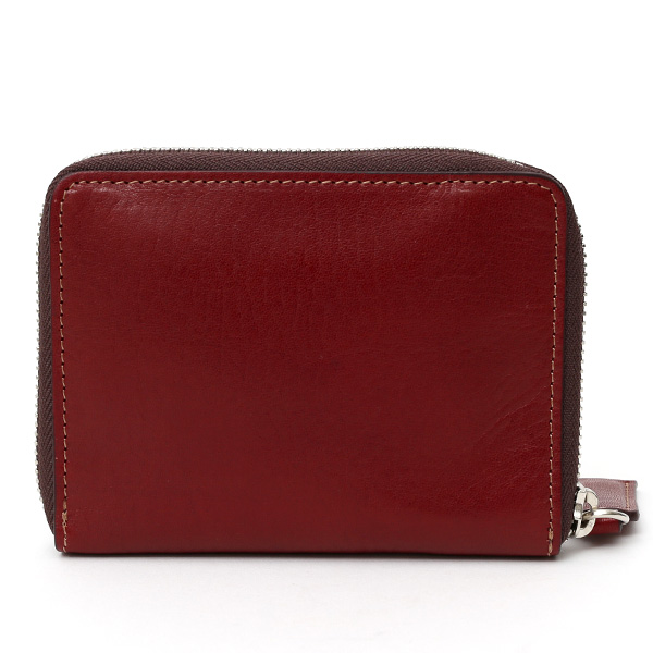  二つ折り 財布 メンズ 本革 レザー レッド ワイン 赤色 日本製 サイフ レディース 大容量 財布 小銭入れあり かわいい ボーデッサン(BEAU DESSIN)