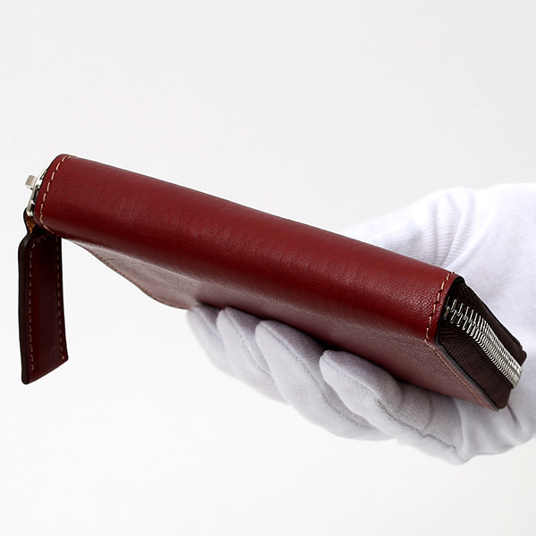  二つ折り 財布 メンズ 本革 レザー レッド ワイン 赤色 日本製 サイフ レディース 大容量 財布 小銭入れあり かわいい ボーデッサン(BEAU DESSIN)