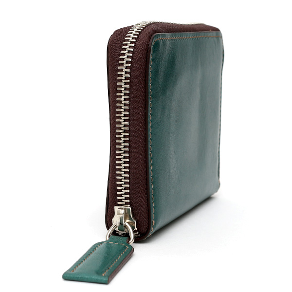  二つ折り 財布 メンズ 本革 レザー グリーン 緑色 日本製 サイフ レディース 大容量 財布 小銭入れあり かわいい ボーデッサン(BEAU DESSIN)