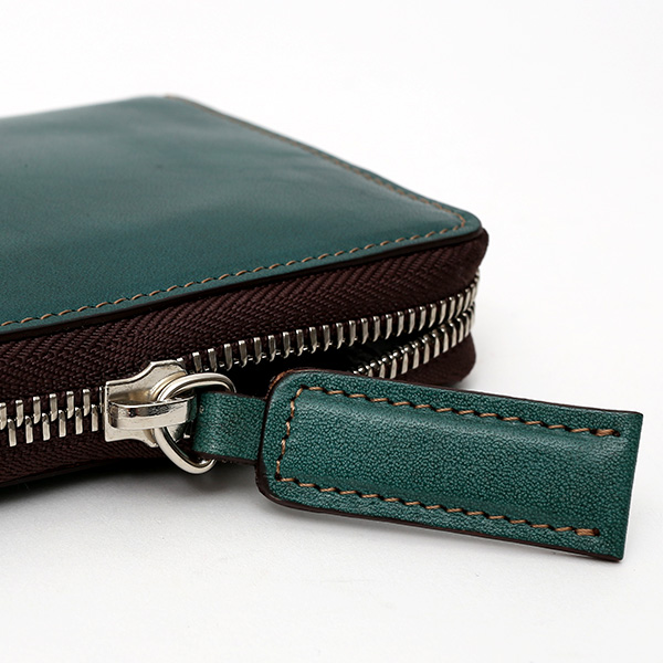  二つ折り 財布 メンズ 本革 レザー グリーン 緑色 日本製 サイフ レディース 大容量 財布 小銭入れあり かわいい ボーデッサン(BEAU DESSIN)