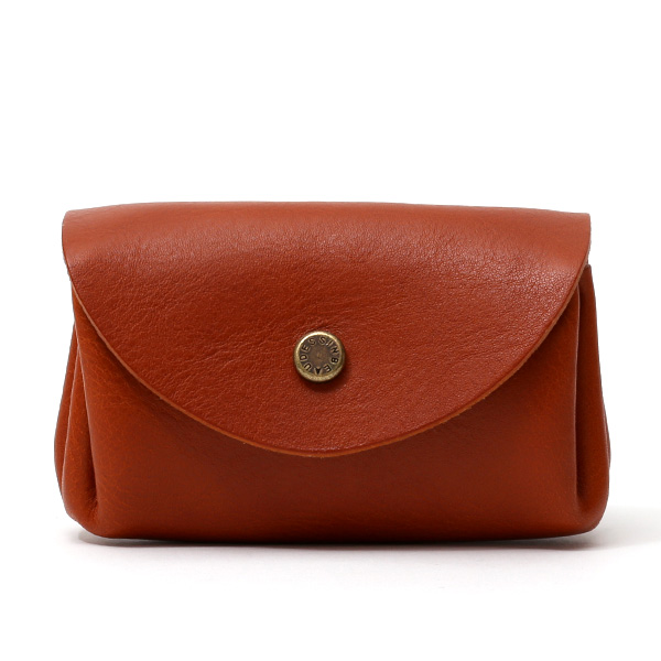 ボーデッサン(BEAU DESSIN) レザー コインケース 小銭入れ ブラウン