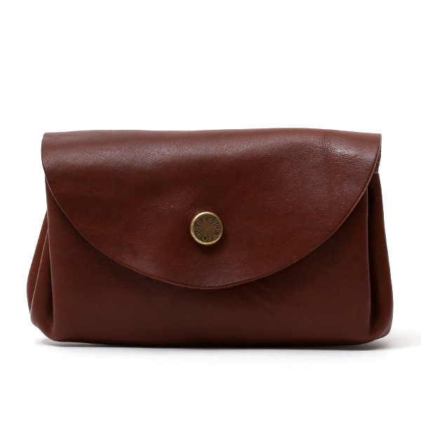 ボーデッサン(BEAU DESSIN) レザー コインケース 小銭入れ チョコ