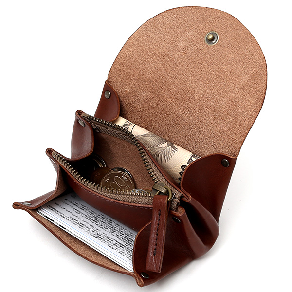 小銭入れ メンズ コインケース チョコ ブラウン 茶 茶色 本革 レザー 財布 日本製 レディース かわいい サイフ 大容量 大きい ボーデッサン(BEAU DESSIN)