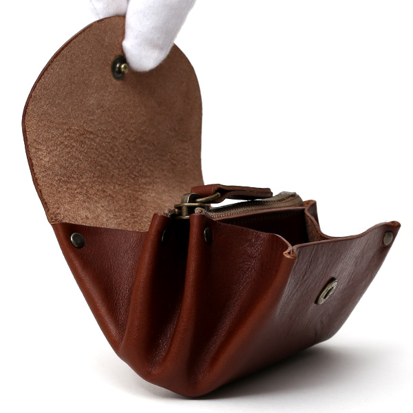 小銭入れ メンズ コインケース チョコ ブラウン 茶 茶色 本革 レザー 財布 日本製 レディース かわいい サイフ 大容量 大きい ボーデッサン(BEAU DESSIN)