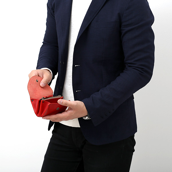  小銭入れ メンズ コインケース  レッド ワイン 赤色 本革 レザー 財布 日本製 レディース かわいい サイフ 大容量 大きい ボーデッサン(BEAU DESSIN)