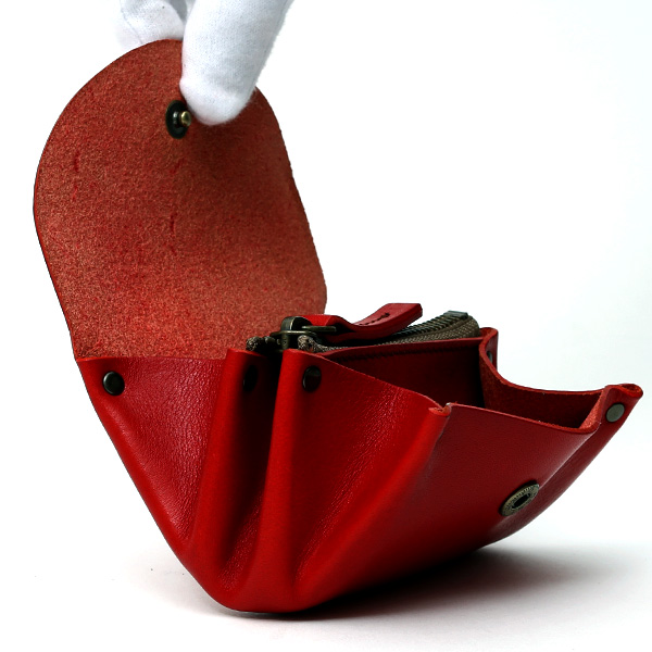  小銭入れ メンズ コインケース  レッド ワイン 赤色 本革 レザー 財布 日本製 レディース かわいい サイフ 大容量 大きい ボーデッサン(BEAU DESSIN)