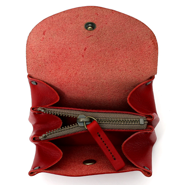  小銭入れ メンズ コインケース  レッド ワイン 赤色 本革 レザー 財布 日本製 レディース かわいい サイフ 大容量 大きい ボーデッサン(BEAU DESSIN)