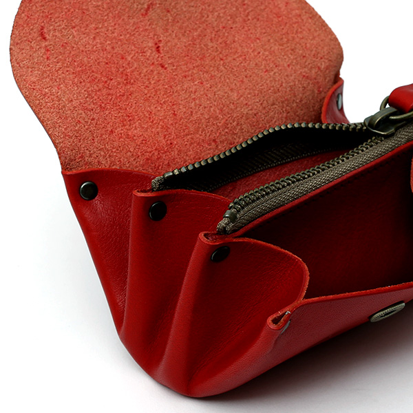  小銭入れ メンズ コインケース  レッド ワイン 赤色 本革 レザー 財布 日本製 レディース かわいい サイフ 大容量 大きい ボーデッサン(BEAU DESSIN)