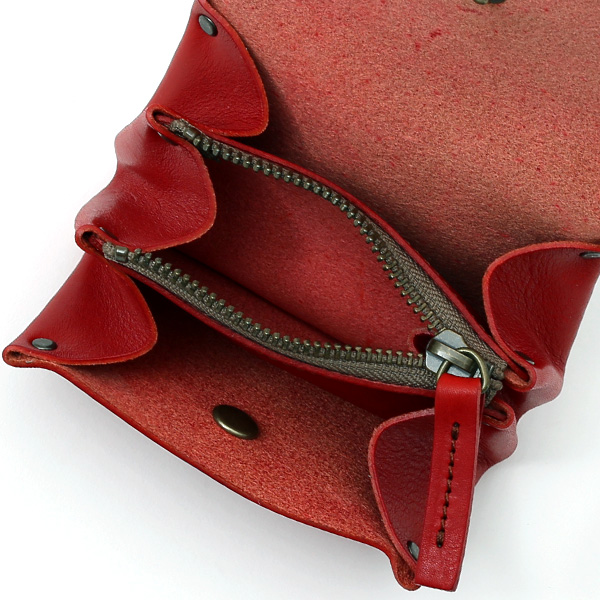  小銭入れ メンズ コインケース  レッド ワイン 赤色 本革 レザー 財布 日本製 レディース かわいい サイフ 大容量 大きい ボーデッサン(BEAU DESSIN)