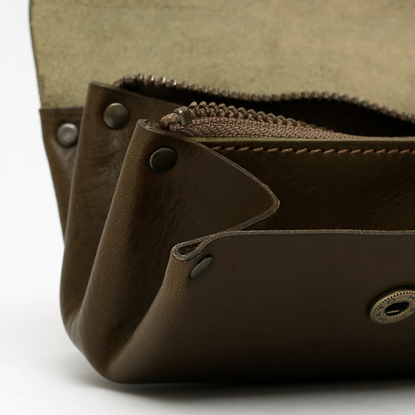  小銭入れ メンズ コインケース  グリーン 緑色 本革 レザー 財布 日本製 レディース かわいい サイフ 大容量 大きい ボーデッサン(BEAU DESSIN)