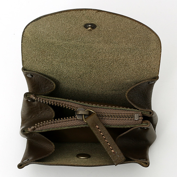  小銭入れ メンズ コインケース  グリーン 緑色 本革 レザー 財布 日本製 レディース かわいい サイフ 大容量 大きい ボーデッサン(BEAU DESSIN)