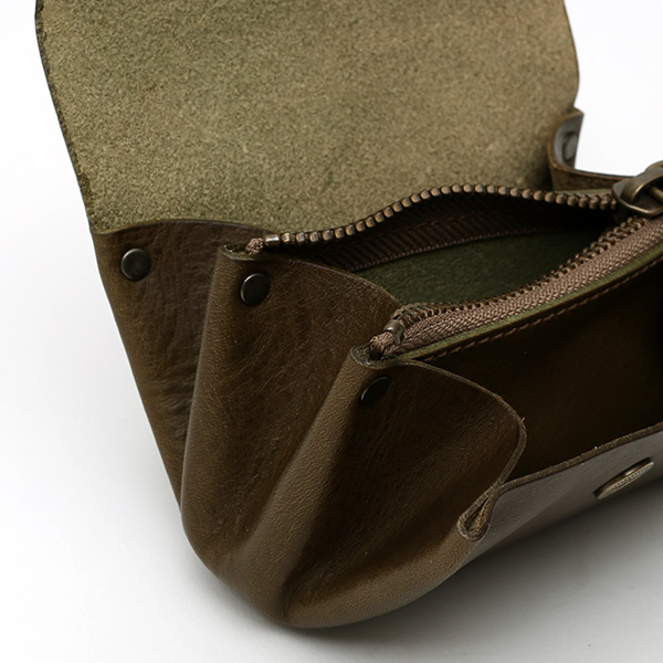  小銭入れ メンズ コインケース  グリーン 緑色 本革 レザー 財布 日本製 レディース かわいい サイフ 大容量 大きい ボーデッサン(BEAU DESSIN)