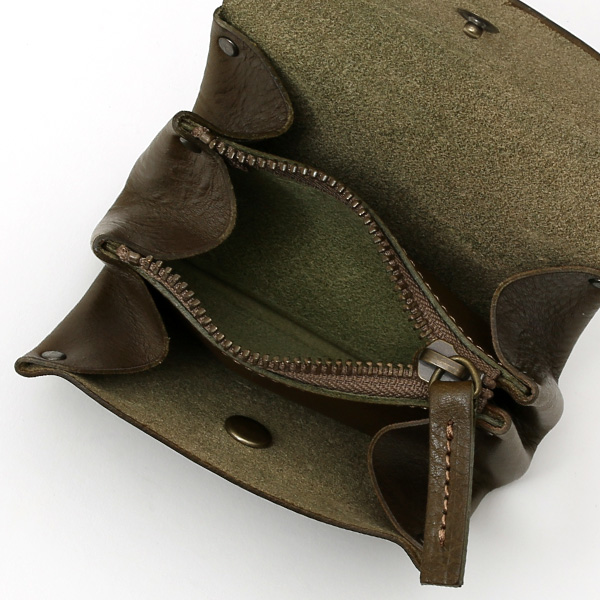  小銭入れ メンズ コインケース  グリーン 緑色 本革 レザー 財布 日本製 レディース かわいい サイフ 大容量 大きい ボーデッサン(BEAU DESSIN)