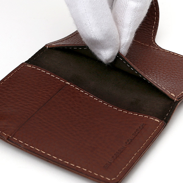  パスケース メンズ 定期入れ レディース チョコ ブラウン 茶 茶色 本革 レザー カードケース 日本製 二つ折り 折りたたみ スナップボタン ボーデッサン(BEAU DESSIN)