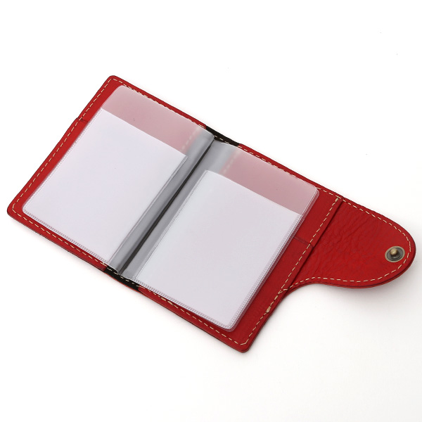  パスケース メンズ 定期入れ レディース レッド ワイン 赤色 本革 レザー カードケース 日本製 二つ折り 折りたたみ スナップボタン ボーデッサン(BEAU DESSIN)