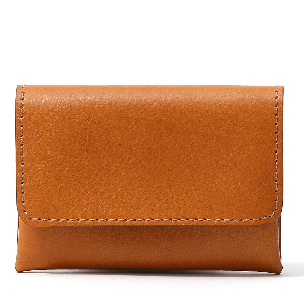 ボーデッサン(BEAU DESSIN) レザー カードケース 名刺入れ キャメル