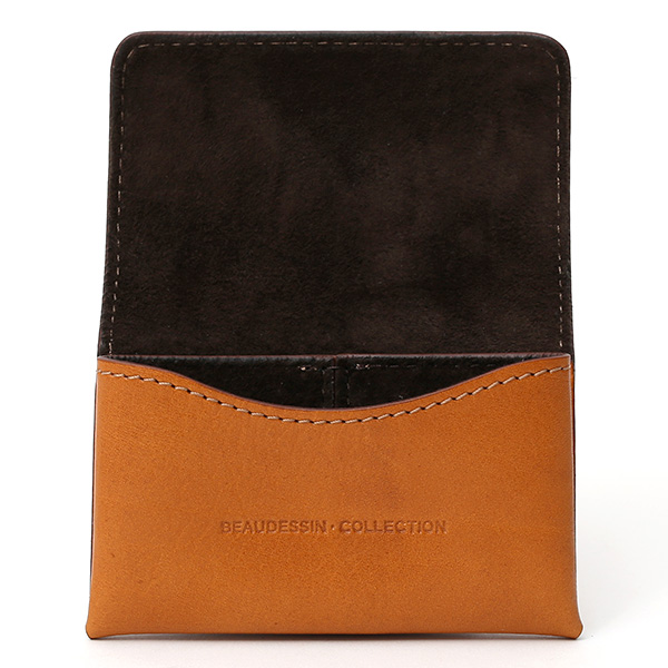  名刺入れ メンズ 本革 レザー キャメル ブラウン 茶 茶色 日本製 カードケース レディース おしゃれ 可愛い 名刺入れ プレゼント ボーデッサン(BEAU DESSIN)