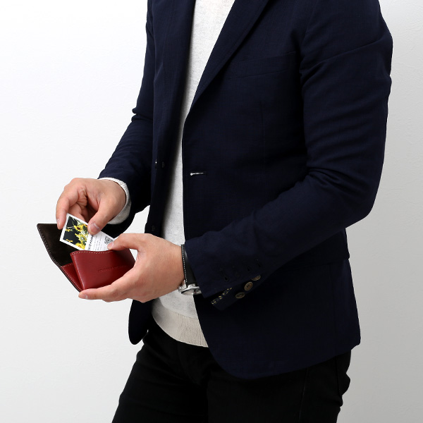  名刺入れ メンズ 本革 レザー レッド ワイン 赤色 日本製 カードケース レディース おしゃれ 可愛い 名刺入れ プレゼント ボーデッサン(BEAU DESSIN)