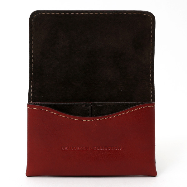 名刺入れ メンズ 本革 レザー レッド ワイン 赤色 日本製 カードケース レディース おしゃれ 可愛い 名刺入れ プレゼント ボーデッサン(BEAU DESSIN)