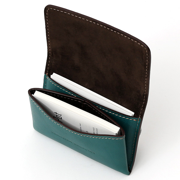  名刺入れ メンズ 本革 レザー グリーン 緑色 日本製 カードケース レディース おしゃれ 可愛い 名刺入れ プレゼント ボーデッサン(BEAU DESSIN)