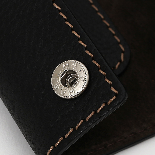  キーケース メンズ 本革 レディース レザー ブラック 黒 黒色 キーホルダー スナップボタン かわいい オシャレ キーケース プレゼント 贈り物 ボーデッサン