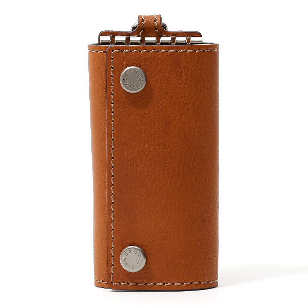 ボーデッサン(BEAU DESSIN) レザー 6連 キーケース ブラウン