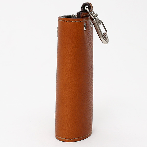  キーケース メンズ 本革 レディース レザー ブラウン 茶 茶色 キーホルダー スナップボタン かわいい オシャレ キーケース プレゼント 贈り物 ボーデッサン