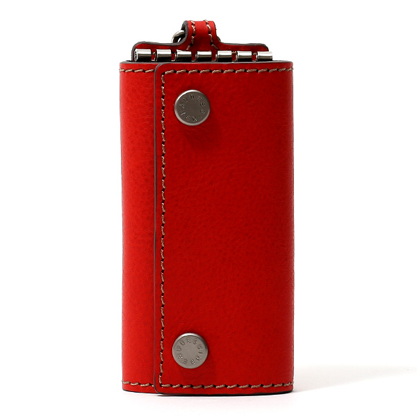 ボーデッサン(BEAU DESSIN) レザー 6連 キーケース レッド