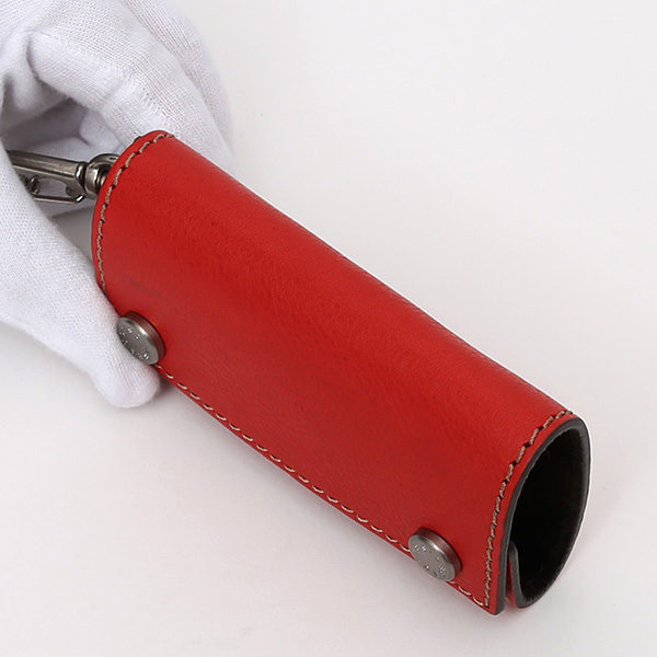  キーケース メンズ 本革 レディース レザー レッド ワイン 赤色 キーホルダー スナップボタン かわいい オシャレ キーケース プレゼント 贈り物 ボーデッサン