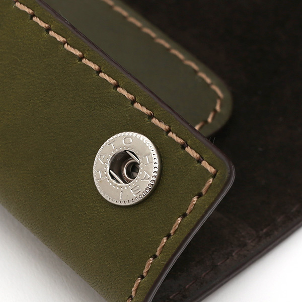  キーケース メンズ 本革 レディース レザー グリーン 緑色 キーホルダー スナップボタン かわいい オシャレ キーケース プレゼント 贈り物 ボーデッサン