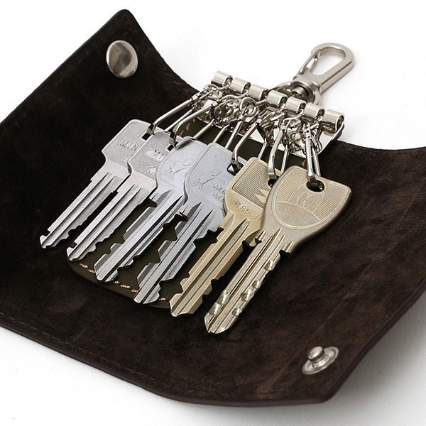  キーケース メンズ 本革 レディース レザー グリーン 緑色 キーホルダー スナップボタン かわいい オシャレ キーケース プレゼント 贈り物 ボーデッサン