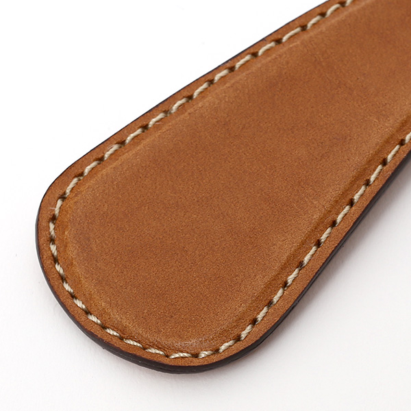  シューホーン 本革 レザー 靴べら ブラウン 茶 茶色 キーホルダー 日本製 メンズ レディース おしゃれ 短べら 携帯 かわいい 小さい ボーデッサン(BEAU DESSIN)