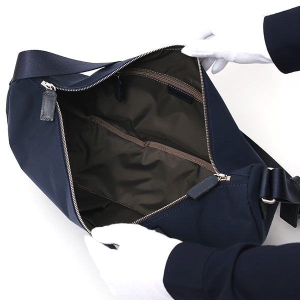 ボディバッグ メンズ ブランド レディース ナイロン 斜めがけ ショルダーバッグ ブルー ネイビー 青色 ワンショルダー ミニバッグ ボーデッサン(BEAU DESSIN)