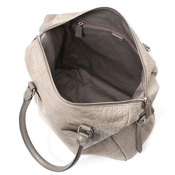 トートバッグ メンズ 日本製 クロコ 型押し 本革 レザー グレー グレイ 灰色 A4 国産 ブランド ビジネスバッグ カバン 鞄 おしゃれ 高級 大人 仕事 ビジネス 軽量 通勤 通学 クロコダイル ワニ革 ボーデッサン(BEAU DESSIN)