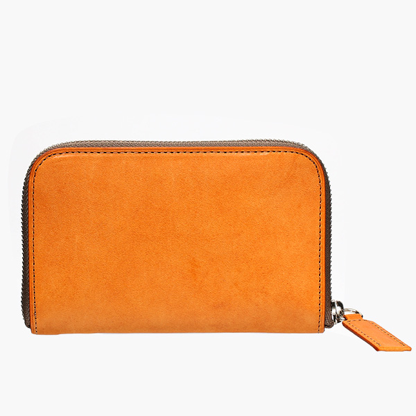  財布 二つ折り ラウンドファスナー ZIP 本革 日本製 ブランド おさいふ 大容量 カード入れ 束入れ キャメル ブラウン 茶 茶色 レザー ウォレット コンパクト 小銭入れ 革 小ぶり ポケットサイズ LM1431 ボーデッサン(BEAU DESSIN)