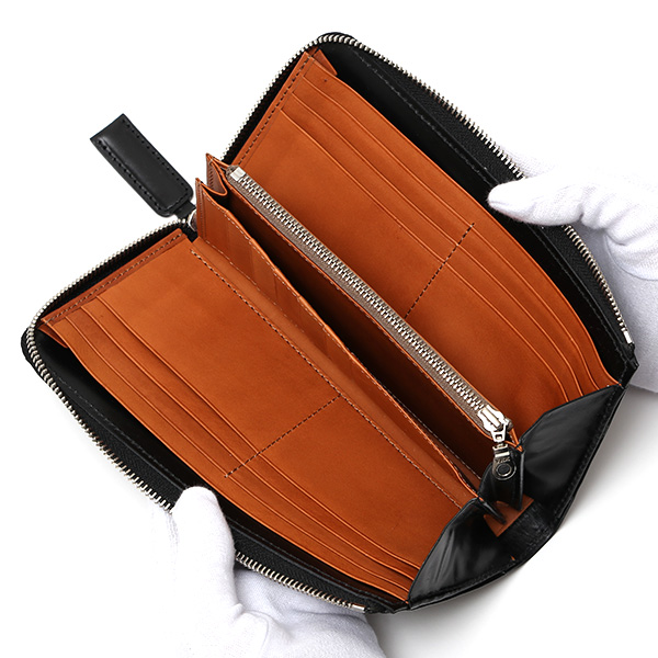  長財布 ブライドルレザー 本革 日本製 ロングウォレット ブランド お財布 レザー ユニセックス 革 大容量 ブラック 黒 黒色 英国 イギリス トーマスウェア・サンズ社 ブルーム 束入れ BL2510 ボーデッサン(BEAU DESSIN)