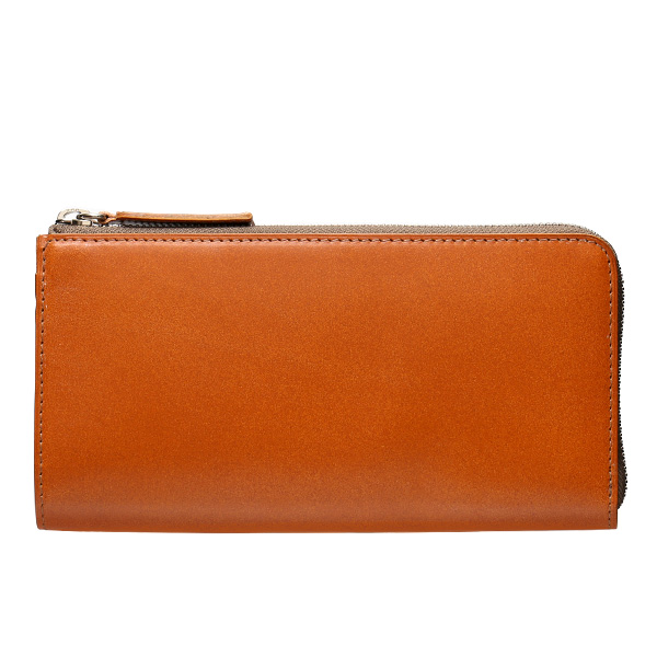 【2～4営業日内に発送】ボーデッサン(BEAU DESSIN) ブライドルレザー L-ZIP ロング ウォレット 長財布 キャメル