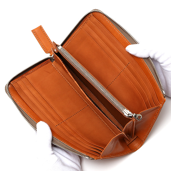  長財布 ブライドルレザー 本革 日本製 ロングウォレット ブランド お財布 レザー ユニセックス 革 大容量 キャメル ブラウン 茶 茶色 英国 イギリス トーマスウェア・サンズ社 ブルーム 束入れ BL2510 ボーデッサン(BEAU DESSIN)