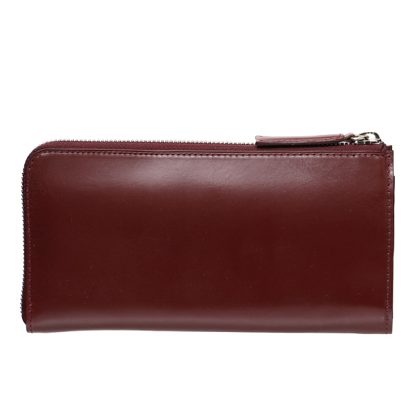  長財布 ブライドルレザー 本革 日本製 ロングウォレット ブランド お財布 レザー ユニセックス 革 大容量 レッド ワイン 赤色 英国 イギリス トーマスウェア・サンズ社 ブルーム 束入れ BL2510 ボーデッサン(BEAU DESSIN)