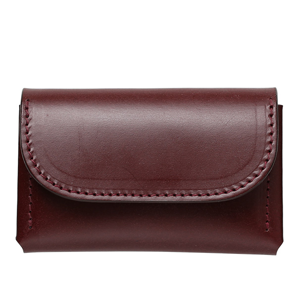 ボーデッサン(BEAU DESSIN) ブライドルレザー カードケース 名刺入れ ボルドー