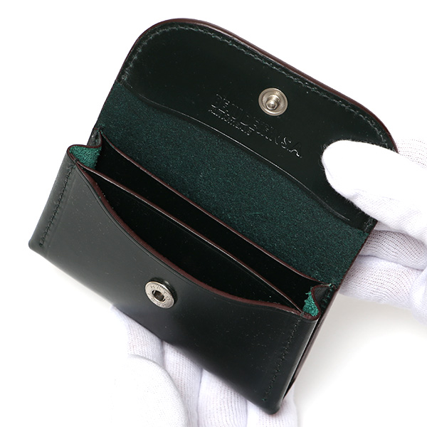  名刺入れ ブライドルレザー カードケース 本革 日本製 名刺ケース レザー コンパクト ビジネスマン グリーン 緑色 メンズ レディース おしゃれ かっこいい 社会人 ギフト プレゼント BL2677 ボーデッサン(BEAU DESSIN)