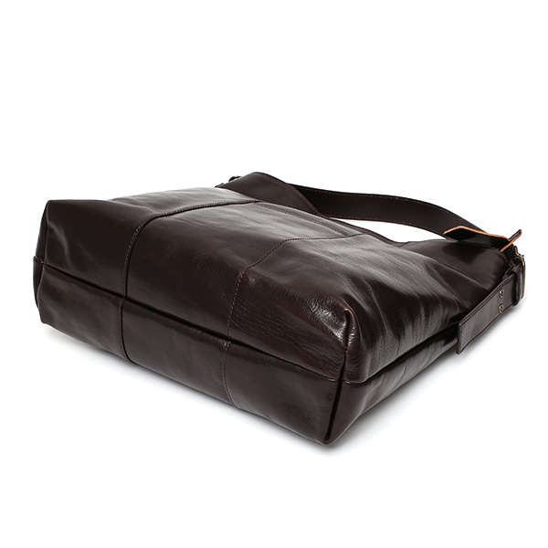  ワンショルダーバッグ イタリアンレザー トート メンズ 本革 日本製 a4 カジュアル 鞄 ダークブラウン ブラウン 茶 茶色 レディース ワンストラップ カバン 国産 レザー おしゃれ 鞄 大人 ブランド ボーデッサン(BEAU DESSIN)