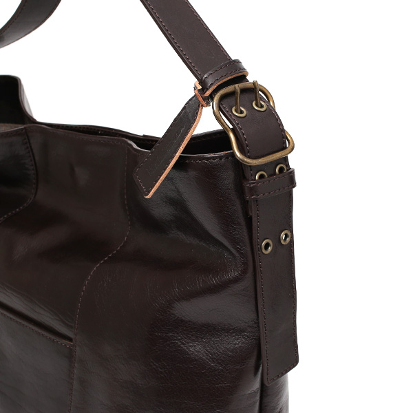  ワンショルダーバッグ イタリアンレザー トート メンズ 本革 日本製 a4 カジュアル 鞄 ダークブラウン ブラウン 茶 茶色 レディース ワンストラップ カバン 国産 レザー おしゃれ 鞄 大人 ブランド ボーデッサン(BEAU DESSIN)