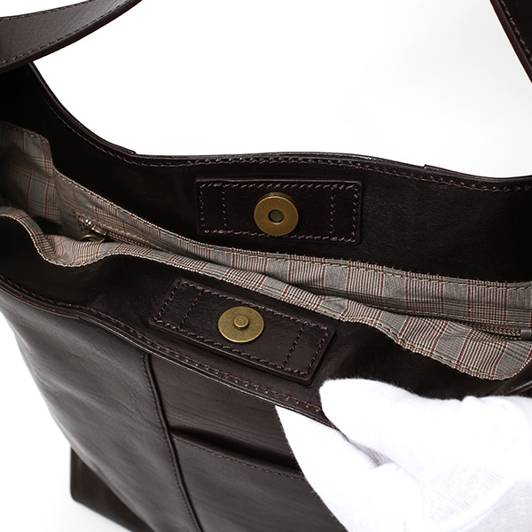  ワンショルダーバッグ イタリアンレザー トート メンズ 本革 日本製 a4 カジュアル 鞄 ダークブラウン ブラウン 茶 茶色 レディース ワンストラップ カバン 国産 レザー おしゃれ 鞄 大人 ブランド ボーデッサン(BEAU DESSIN)