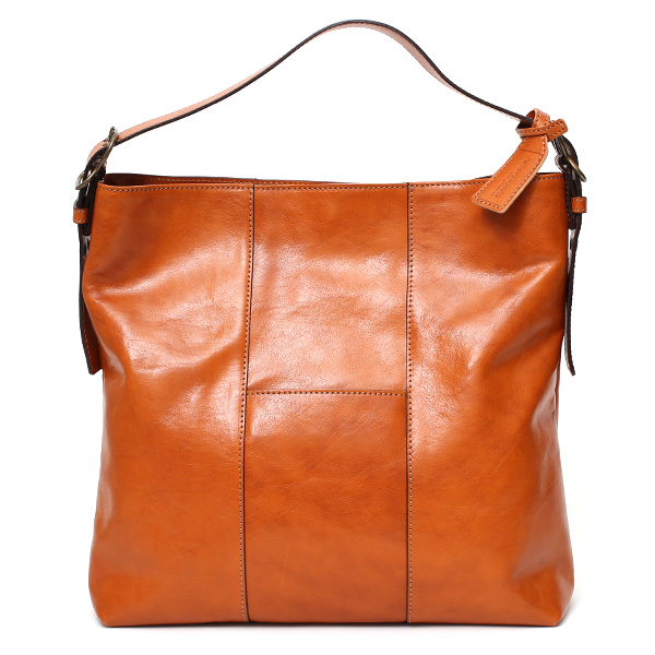 ボーデッサン(BEAU DESSIN) レザー ワンショルダー トート バッグ キャメル