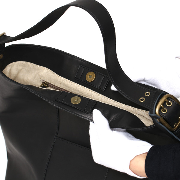  ワンショルダーバッグ メンズ トートバッグ レディース ブランド レザー バッグ おしゃれ 軽量 薄マチ A4 ブラック 黒 黒色 シンプル 無地 肩掛け 通勤 通学 本革 鞄 日本製 トート かばん ボーデッサン(BEAU DESSIN)