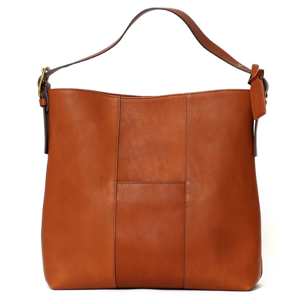 ボーデッサン(BEAU DESSIN) ウォッシュガーメント ワンショルダー ブラウン