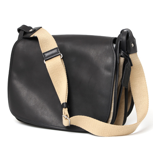 ボーデッサン(BEAU DESSIN) デイヴ ショルダーバッグ ベージュ/ブラック