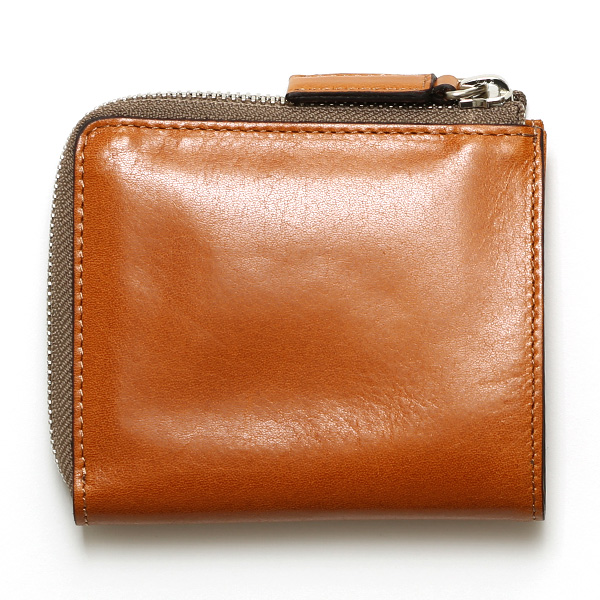  財布 メンズ 二つ折り コンパクト お財布 本革 レディース ブランド 日本製 人気 ファスナー カード入れ キャメル ブラウン 茶 茶色 L ZIP レザー ウォレット 小銭入れ ハンドメイド タンポナート TN2821 ボーデッサン(BEAU DESSIN)